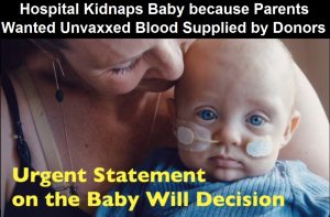 Read more about the article Bolnica medicinski kidnapuje bebu jer su roditelji tražili “nevakcinisanu” krv od svojih donatora 🇷🇸